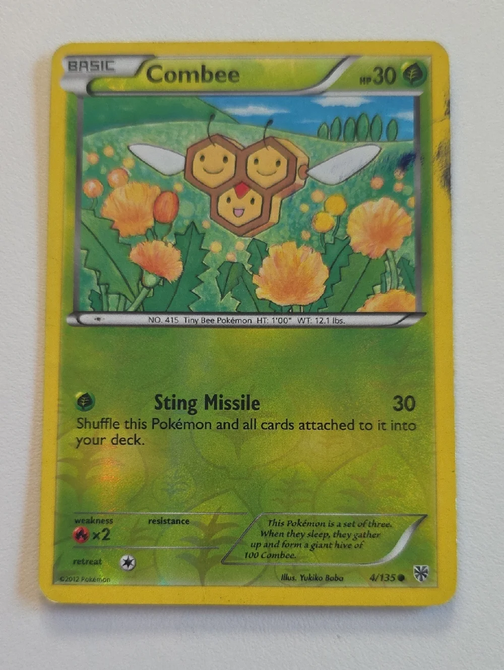 Pokemon Combee Cards